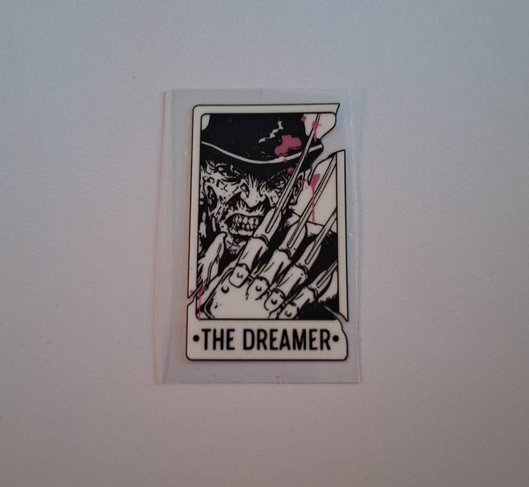 Freddie Kruger Mini Uvdtf Decals