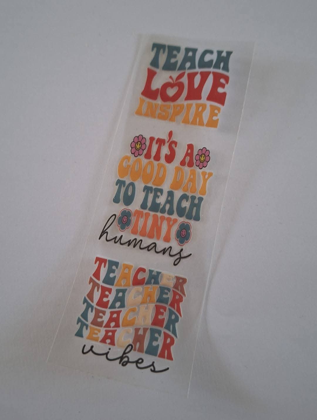 Teacher Vibes Pen/bookmark wrap