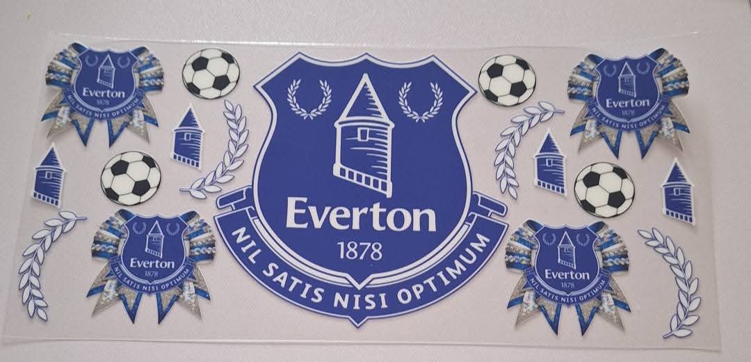 Everton 16oz libbey cup wrap