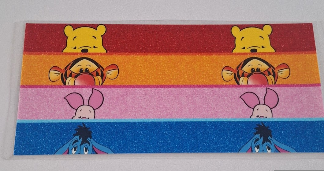 Pooh bear & friends 16oz Libbey Cup Wrap
