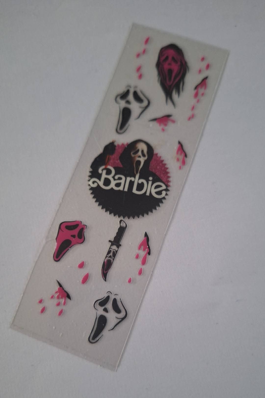 Scream Barbie Pen/bookmark wrap