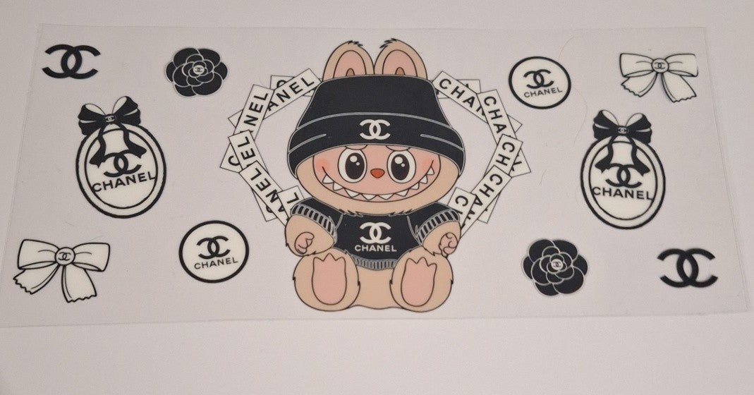 C labubu blck 16oz libbey cup wrap