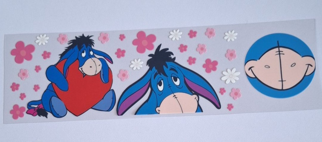 Eeyore 11oz Mug wrap & bottom