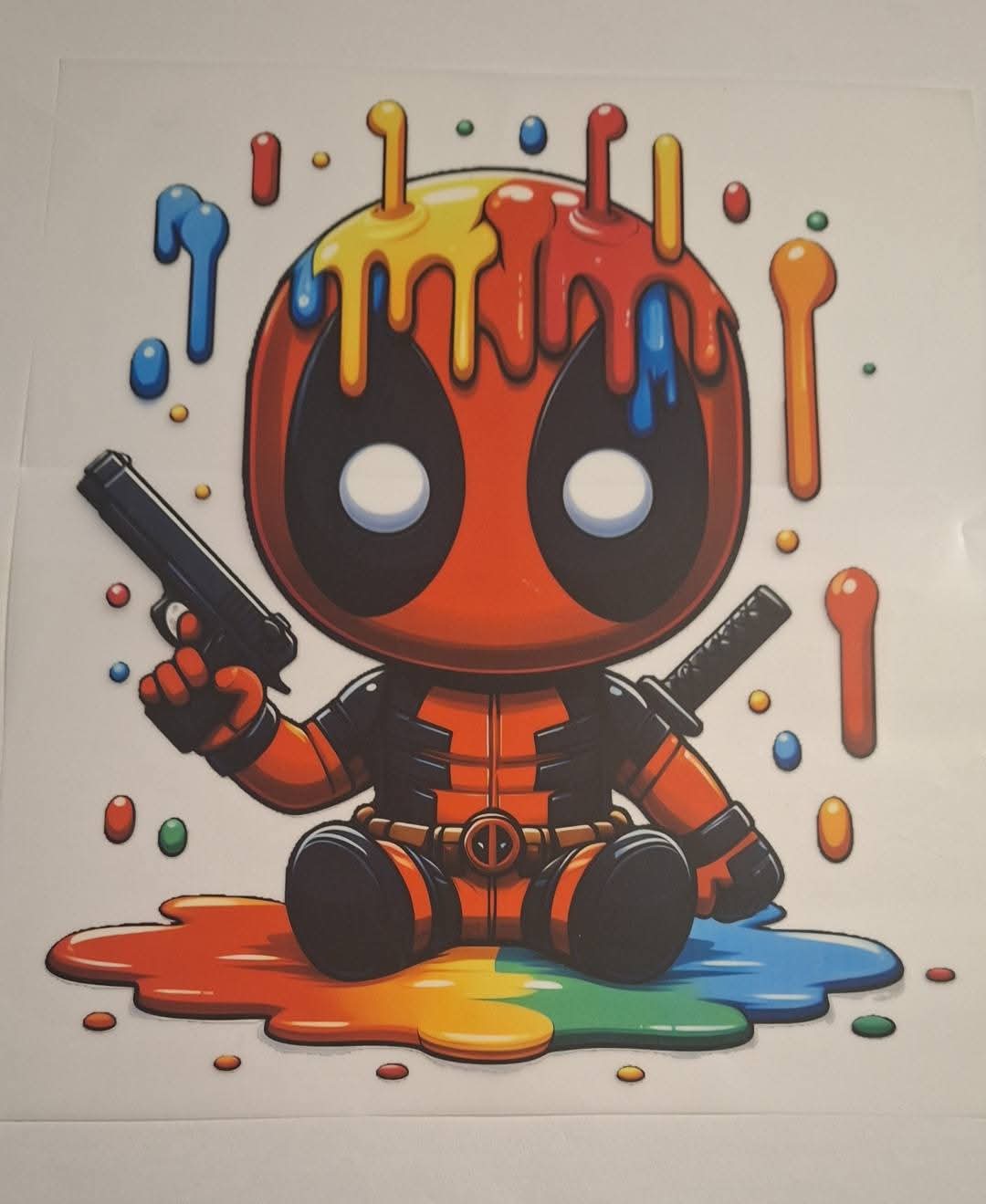Deadpool dtf large Heat transfer