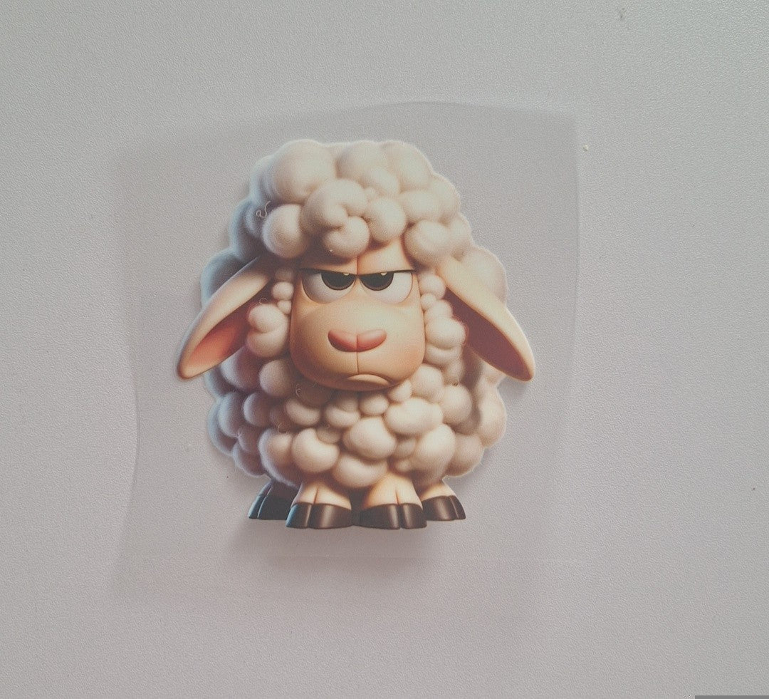 Angry sheep Uvdtf decals