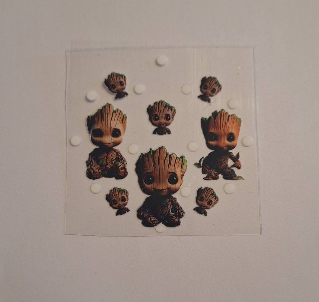 Groot 16oz Lid Decal
