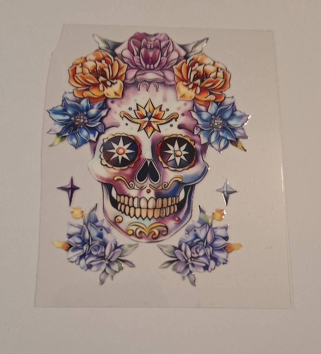 Floral skeleton 1 uvdtf decal