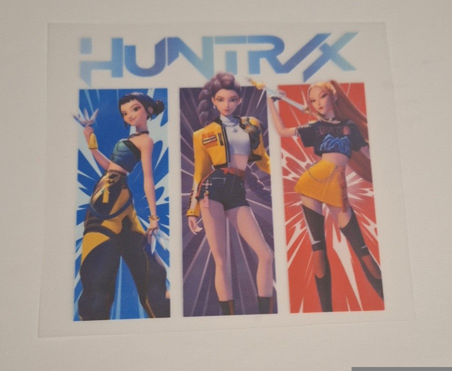 Huntrix Pocket size heat transfers