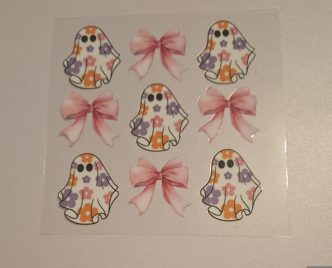 Ghost with bows Uvdtf decals