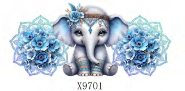 Blue Elephant 16oz Libbey Cup Wrap