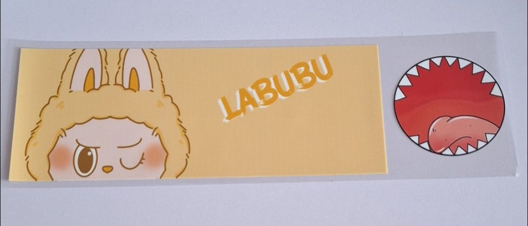 Labubu style 2 11oz Mug wrap & bottom