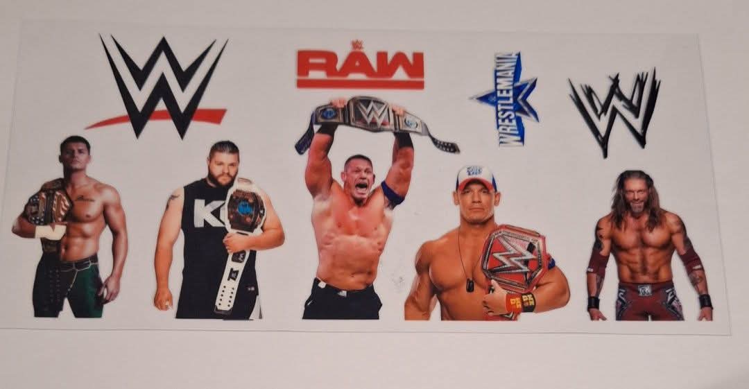 Wrestling Raw 16oz libbey cup wrap