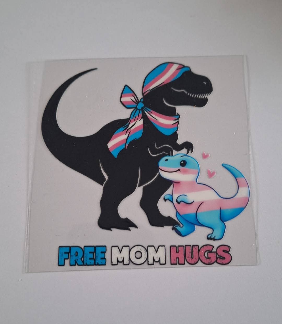 Free mom hugs uvdtf decal