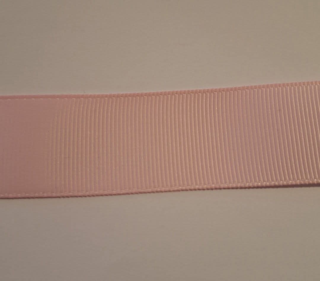Light Pink Grosgrain Ribbon 25mm