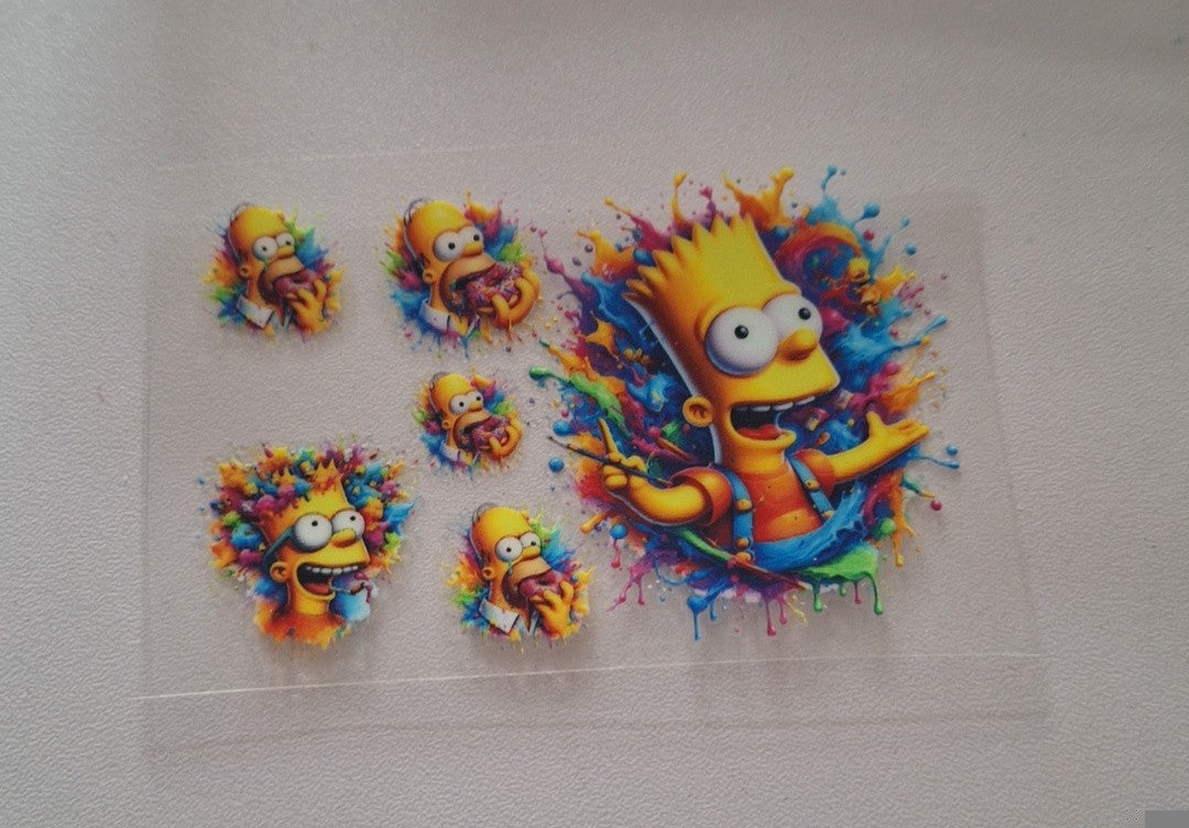Bart & homer Credit/bank card wrap
