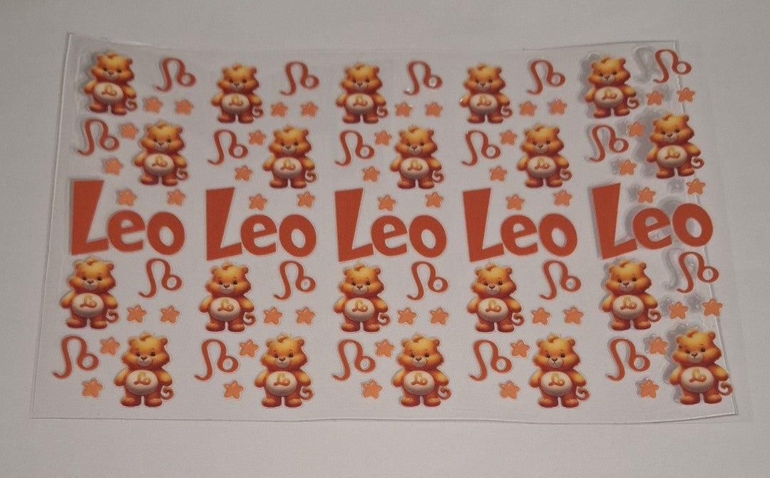 Leo care bear Pen/bookmark wraps