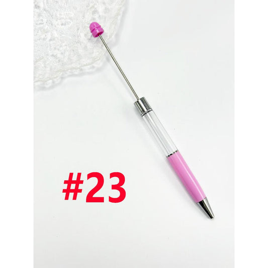 Pink snowglobe diy pen