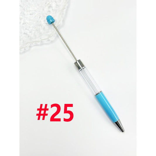 Blue snowglobe diy pen