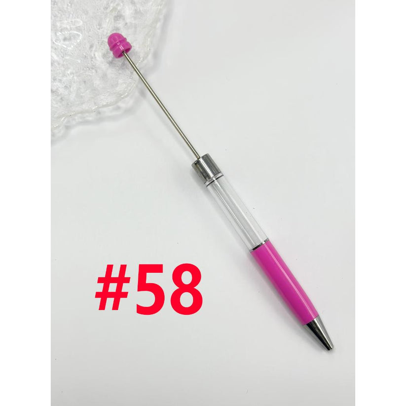 Hot pink snowglobe diy pen