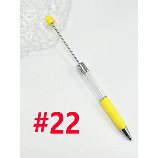 Yellow snowglobe diy pen