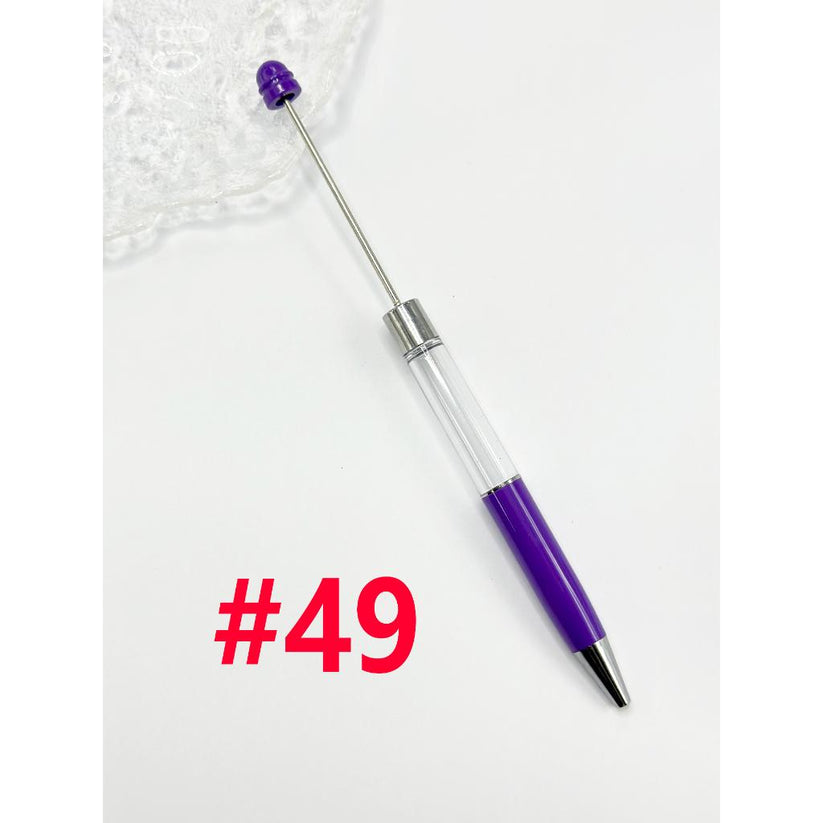 Dark Purple snowglobe diy pen