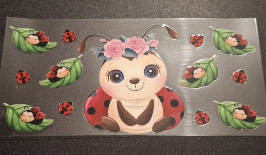 Ladybug 16oz Libbey Cup Wrap