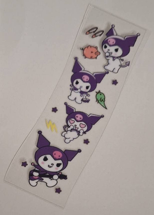 Kuromi Purple Pen/Bookmark Wrap