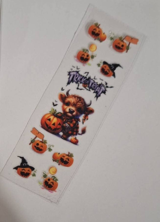 Trick Treat Cow Pen/Bookmark Wrap