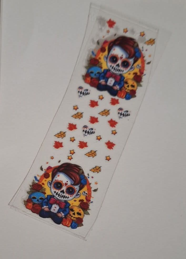 Skull Boy Pen/Bookmark Wrap