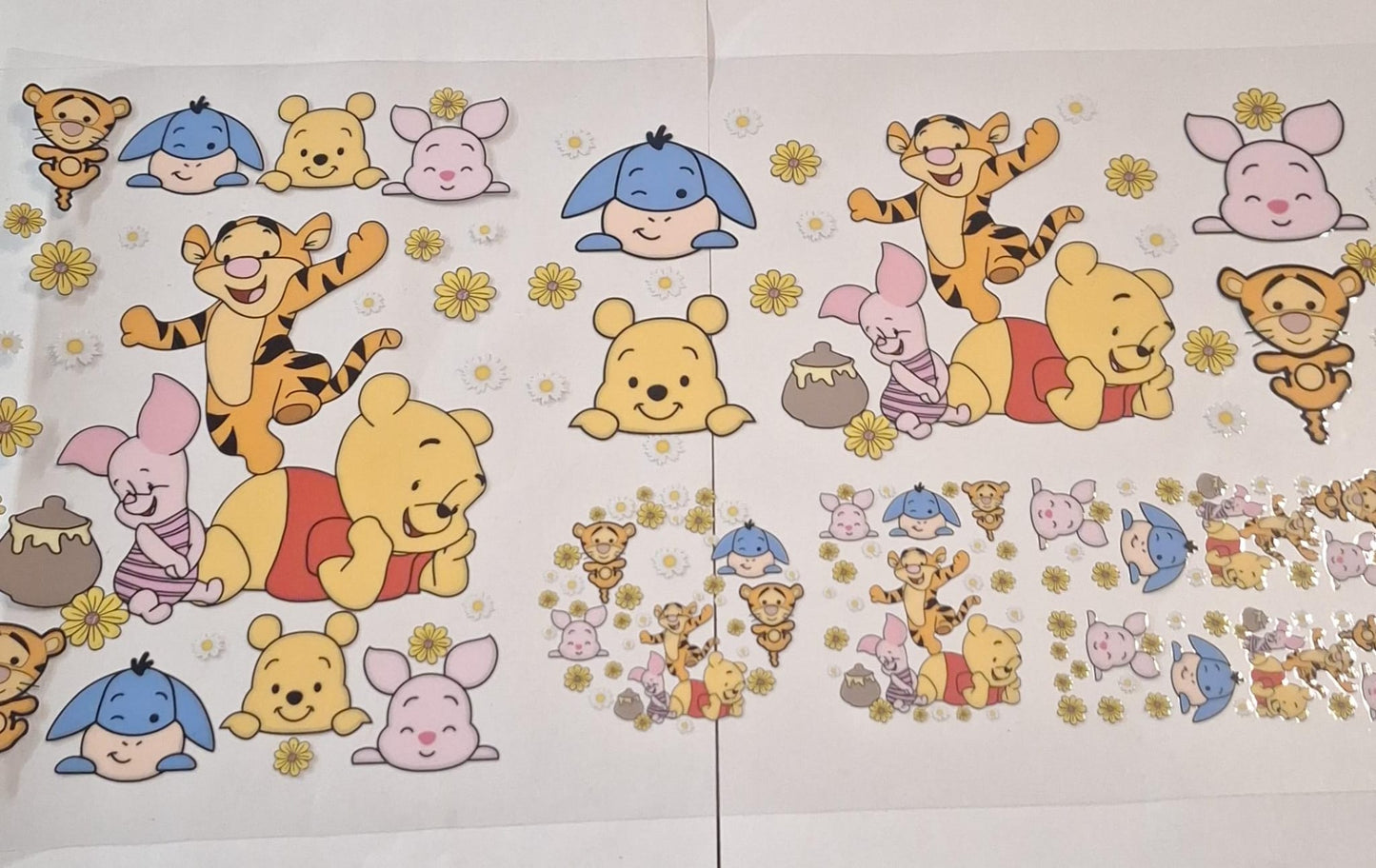 Pooh bear 6 in 1 uvdtf set