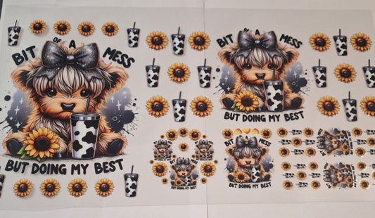 Bit of a mess but doing my best 6 in 1 uvdtf set