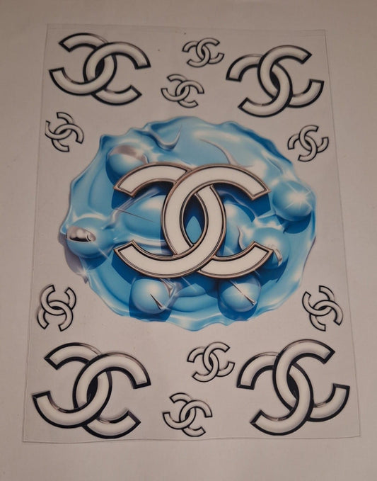 C blue A5 bookcovers