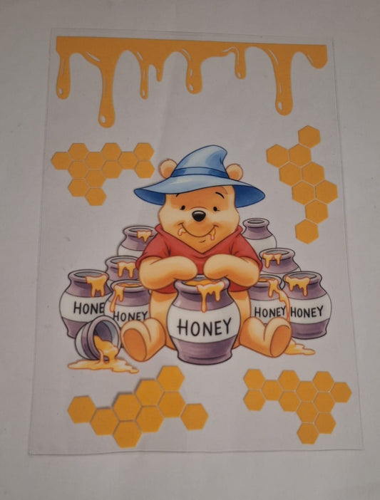 Pooh bear A5 bookcovers