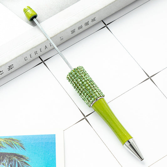 Green Rhinestone Ballpoint Pen