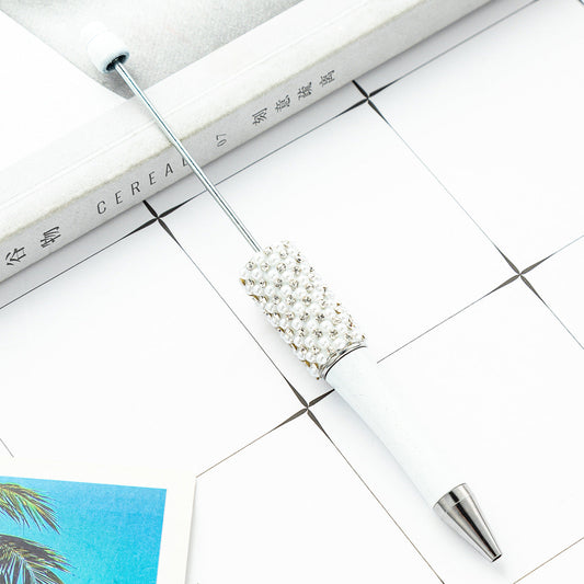 White Rhinestone Ballpoint Pen