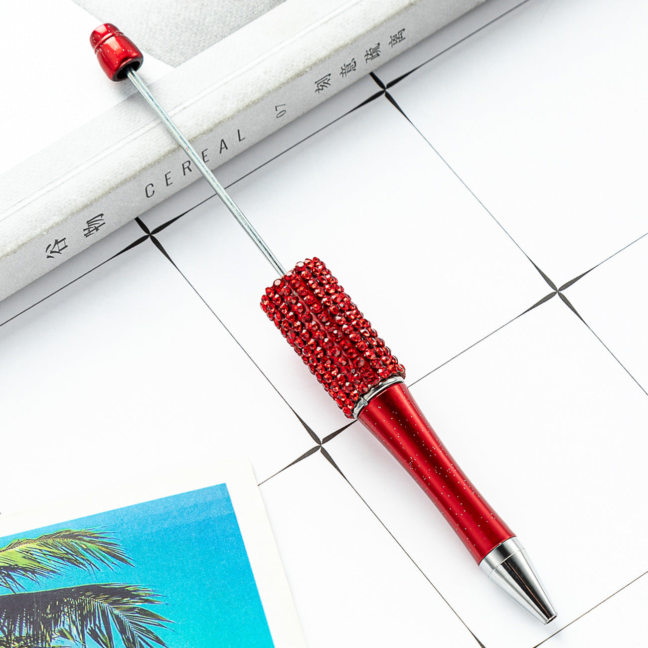 Red Rhinestone Ballpoint Pen