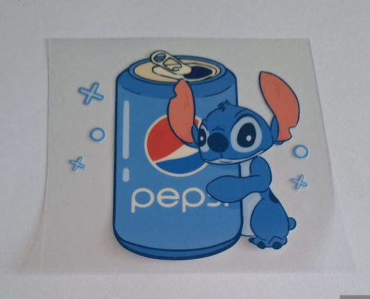 Pepsi stitch Uvdtf pocket Size Decals