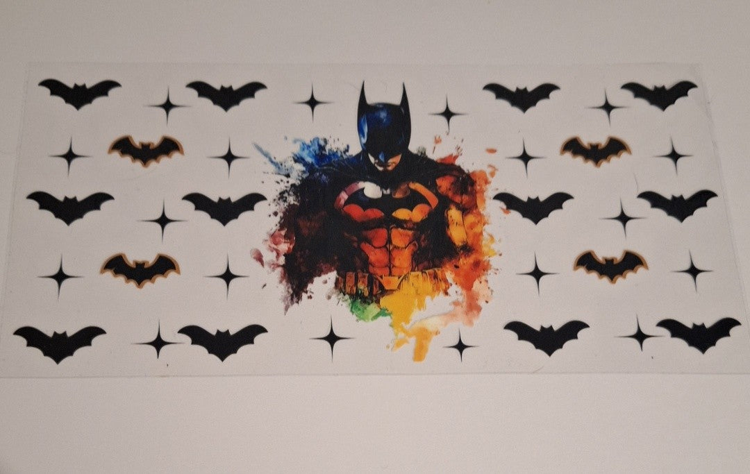 Batman 16oz libbey cup wrap
