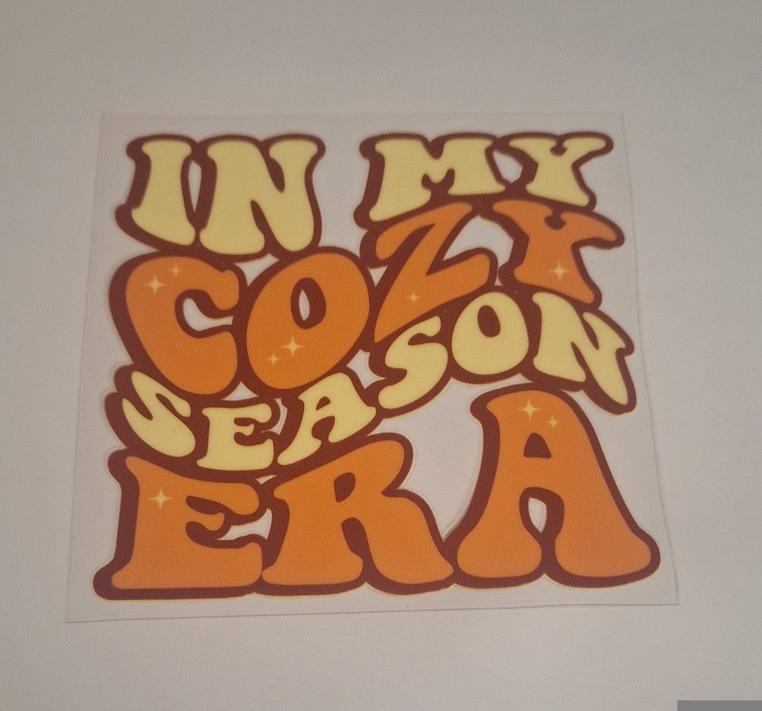 In my cozy season era Uvdtf pocket Size Decals