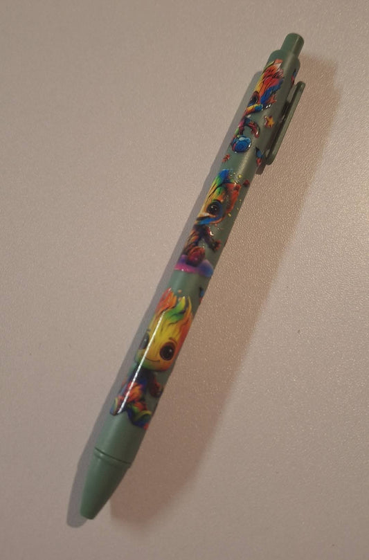 Groot Rainbow Plastic Pen