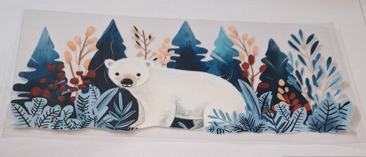 Polar bear 16oz libbey cup wrap