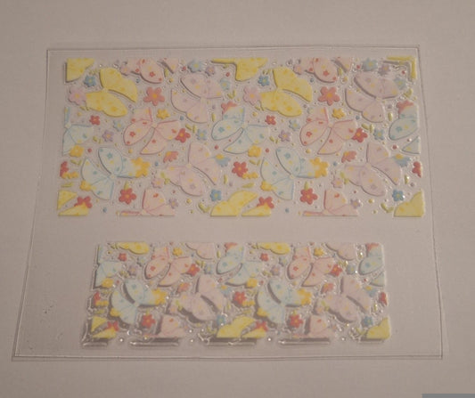 Pastel bows Mini stanley keychain wrap