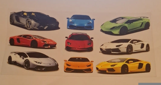 lambourghini cars style 2 16oz libbey cup wrap