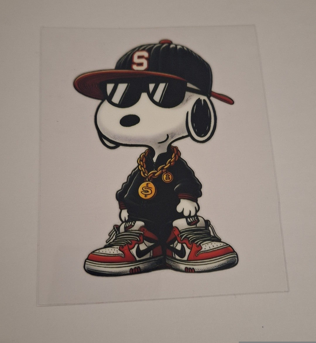 Snoopy Uvdtf pocket Size Decals
