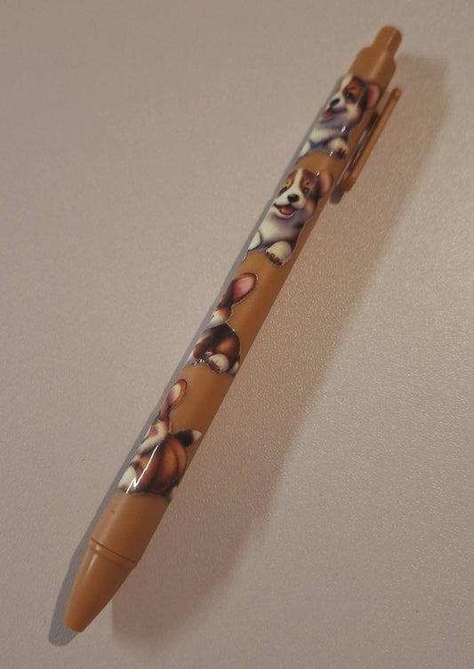Corgi Plastic Pen