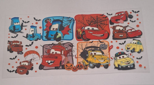 Cars halloween 16oz Libbey Cup Wrap