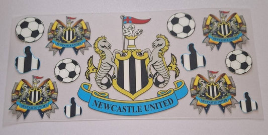 Newcastle united 16oz libbey cup wrap
