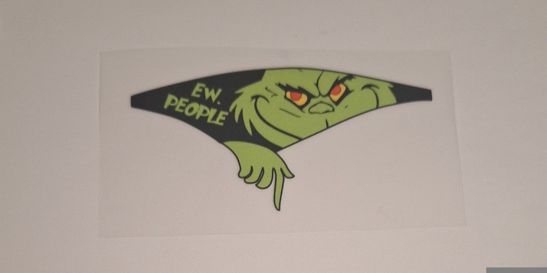 Ew people grinch Pocket size heat transfers