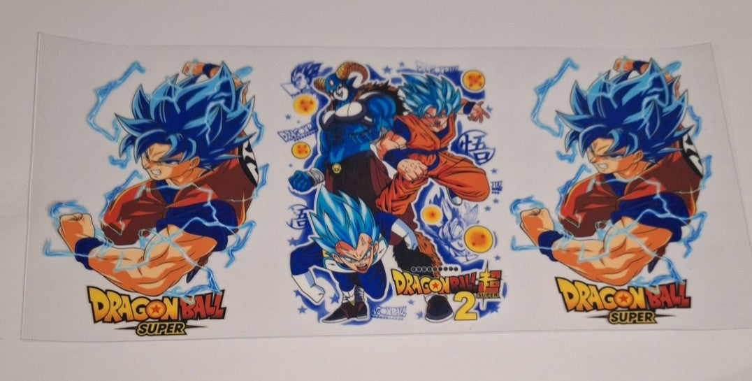 Dragonball 16oz libbey cup wrap