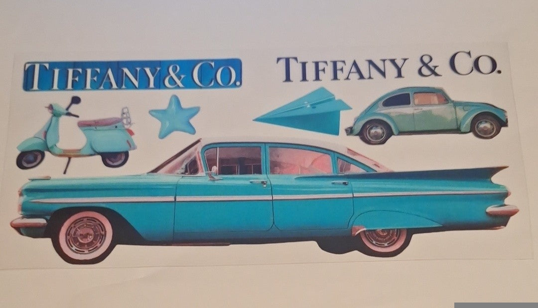 Tiff car 16oz libbey cup wrap